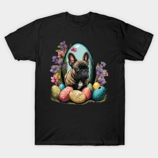 French Bulldog happy easter day T-Shirt